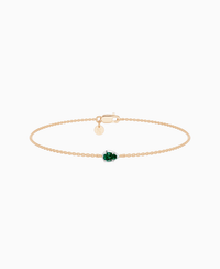 Zambian Lab Emerald / Pear (EW) / 0.15ct / 16.5cm