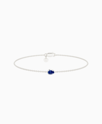 Royal Blue Lab Sapphire / Pear (EW) / 0.15ct / 16.5cm