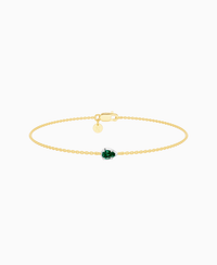 Zambian Lab Emerald / Pear (EW) / 0.15ct / 16.5cm