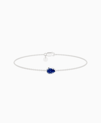 Royal Blue Lab Sapphire / Pear (EW) / 0.3ct / 16.5cm