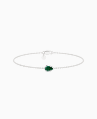 Zambian Lab Emerald / Pear (EW) / 0.3ct / 16.5cm