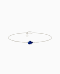 Royal Blue Lab Sapphire / Pear (EW) / 0.3ct / 16.5cm