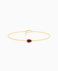 Pigeon Blood Lab Ruby / Pear (EW) / 0.3ct / 16.5cm