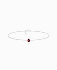 Pigeon Blood Lab Ruby / Pear (NS) / 0.15ct / 16.5cm