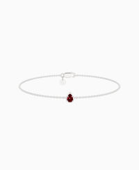 Pigeon Blood Lab Ruby / Pear (NS) / 0.15ct / 16.5cm