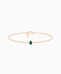 Zambian Lab Emerald / Pear (NS) / 0.15ct / 16.5cm