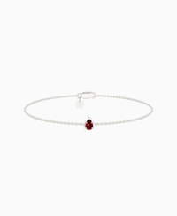 Pigeon Blood Lab Ruby / Pear (NS) / 0.15ct / 16.5cm
