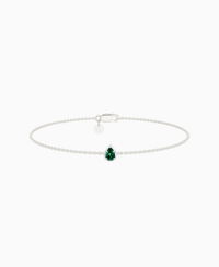 Zambian Lab Emerald / Pear (NS) / 0.15ct / 16.5cm
