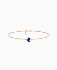 Royal Blue Lab Sapphire / Pear (NS) / 0.3ct / 16.5cm