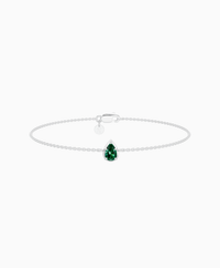 Zambian Lab Emerald / Pear (NS) / 0.3ct / 16.5cm