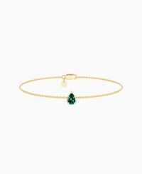 Zambian Lab Emerald / Pear (NS) / 0.3ct / 16.5cm