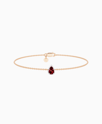 Pigeon Blood Lab Ruby / Pear (NS) / 0.3ct / 16.5cm