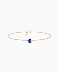 Royal Blue Lab Sapphire / Pear (NS) / 0.3ct / 16.5cm