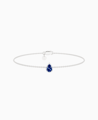 Royal Blue Lab Sapphire / Pear (NS) / 0.3ct / 16.5cm