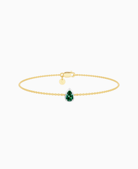 Zambian Lab Emerald / Pear (NS) / 0.3ct / 16.5cm