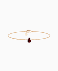 Pigeon Blood Lab Ruby / Pear (NS) / 0.3ct / 16.5cm