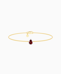 Pigeon Blood Lab Ruby / Pear (NS) / 0.3ct / 16.5cm