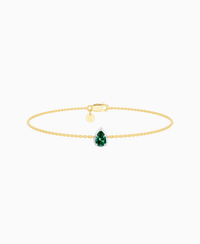 Zambian Lab Emerald / Pear (NS) / 0.3ct / 16.5cm