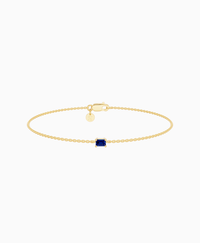 Royal Blue Lab Sapphire / Emerald (EW) / 0.15ct / 16.5cm