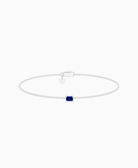 Prong Solitaire Bracelet - 14K White Gold