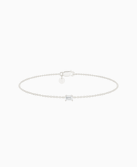 White Lab Diamond / Emerald (EW) / 0.15ct / 16.5cm