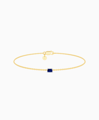 Royal Blue Lab Sapphire / Emerald (EW) / 0.15ct / 16.5cm