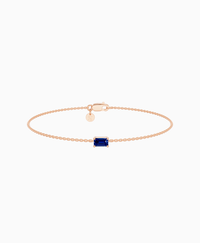 Royal Blue Lab Sapphire / Emerald (EW) / 0.3ct / 16.5cm