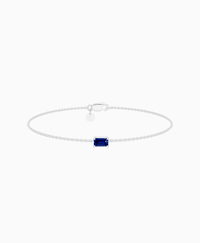 Royal Blue Lab Sapphire / Emerald (EW) / 0.3ct / 16.5cm