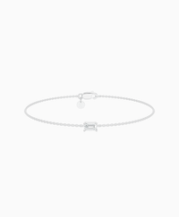 White Lab Diamond / Emerald (EW) / 0.3ct / 16.5cm