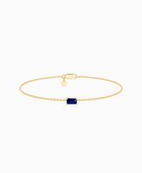Royal Blue Lab Sapphire / Emerald (EW) / 0.3ct / 16.5cm