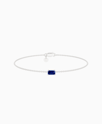 Royal Blue Lab Sapphire / Emerald (EW) / 0.3ct / 16.5cm