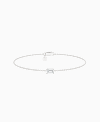 White Lab Diamond / Emerald (EW) / 0.3ct / 16.5cm