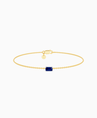 Royal Blue Lab Sapphire / Emerald (EW) / 0.3ct / 16.5cm