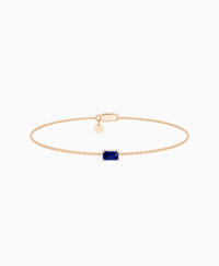 Royal Blue Lab Sapphire / Emerald (EW) / 0.3ct / 16.5cm