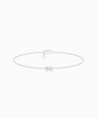 White Lab Diamond / Emerald (EW) / 0.3ct / 16.5cm