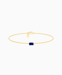 Royal Blue Lab Sapphire / Emerald (EW) / 0.3ct / 16.5cm