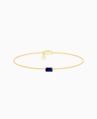 Royal Blue Lab Sapphire / Emerald (EW) / 0.3ct / 16.5cm