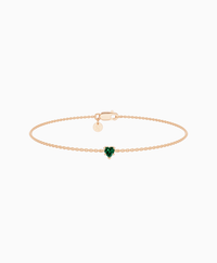 Zambian Lab Emerald / Heart (NS) / 0.15ct / 16.5cm