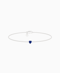 Royal Blue Lab Sapphire / Heart (NS) / 0.15ct / 16.5cm
