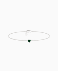 Zambian Lab Emerald / Heart (NS) / 0.15ct / 16.5cm