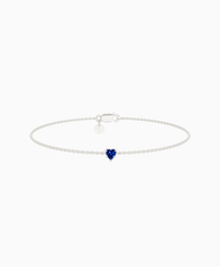 Royal Blue Lab Sapphire / Heart (NS) / 0.15ct / 16.5cm