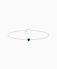 Zambian Lab Emerald / Heart (NS) / 0.15ct / 16.5cm