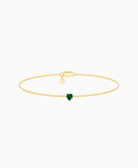 Zambian Lab Emerald / Heart (NS) / 0.15ct / 16.5cm
