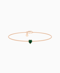 Zambian Lab Emerald / Heart (NS) / 0.3ct / 16.5cm