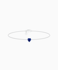 Royal Blue Lab Sapphire / Heart (NS) / 0.3ct / 16.5cm