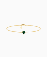 Zambian Lab Emerald / Heart (NS) / 0.3ct / 16.5cm