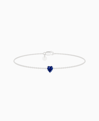 Royal Blue Lab Sapphire / Heart (NS) / 0.3ct / 16.5cm