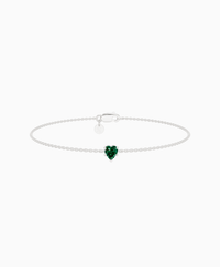 Zambian Lab Emerald / Heart (NS) / 0.3ct / 16.5cm