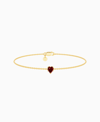 Prong Solitaire Bracelet - 14K Yellow Gold