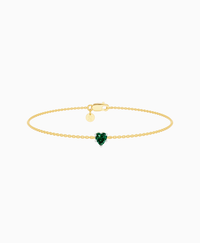 Zambian Lab Emerald / Heart (NS) / 0.3ct / 16.5cm